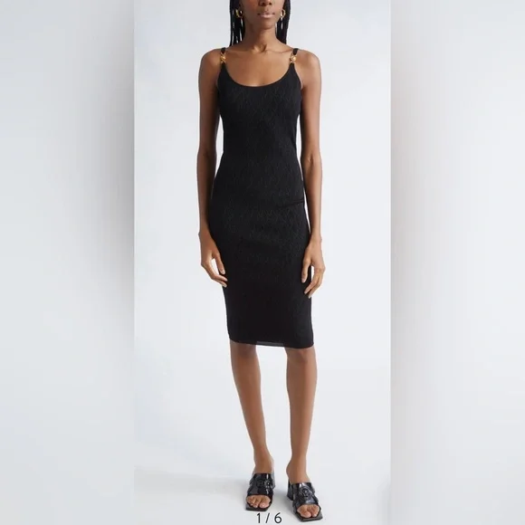 knitted square neck dress WREN The Label Celine Square Neck Knit Dress | Wild Dove Boutique main image 1